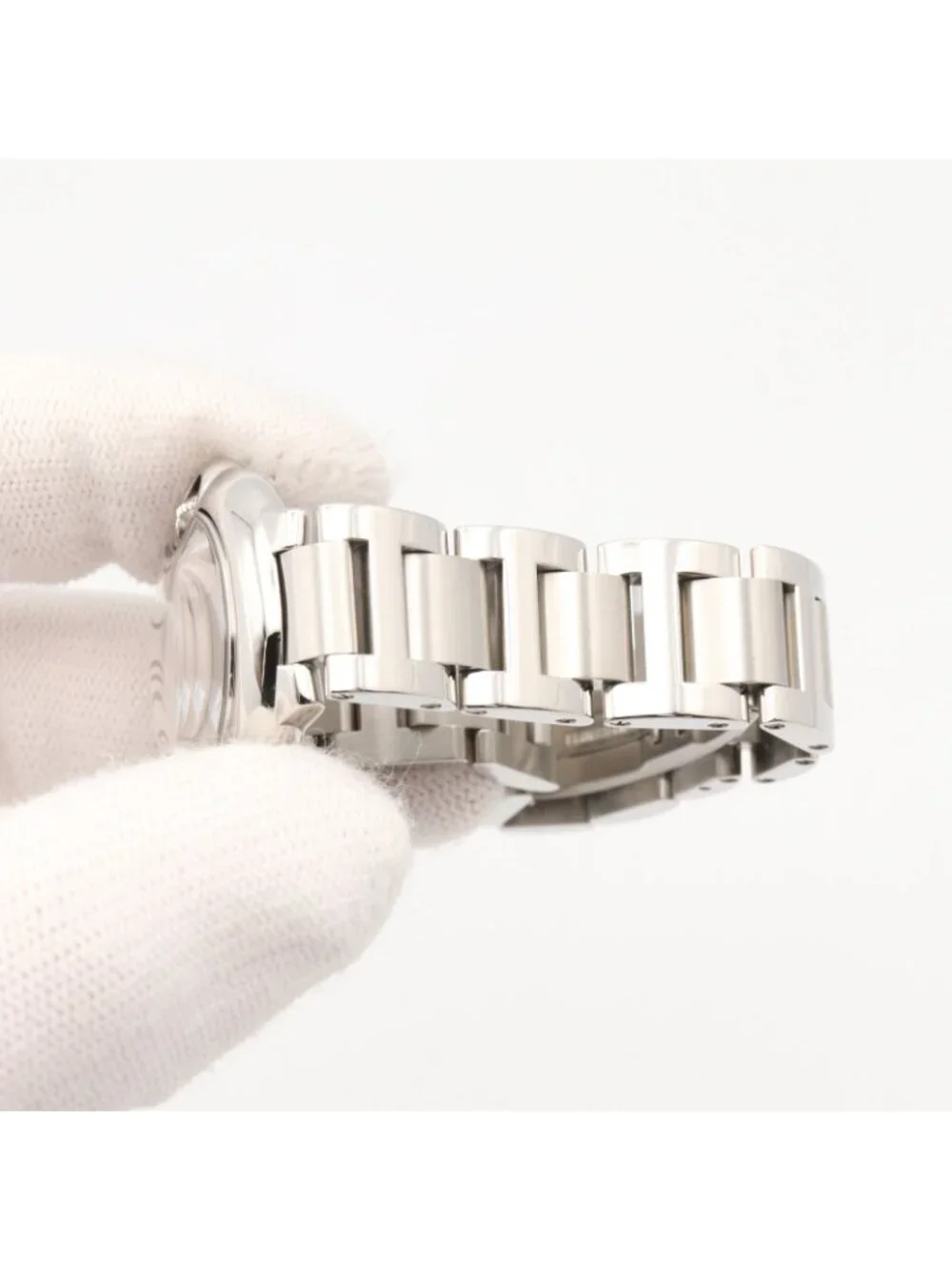 Cartier Watch Baron Blue SM Silver Stainless Steel